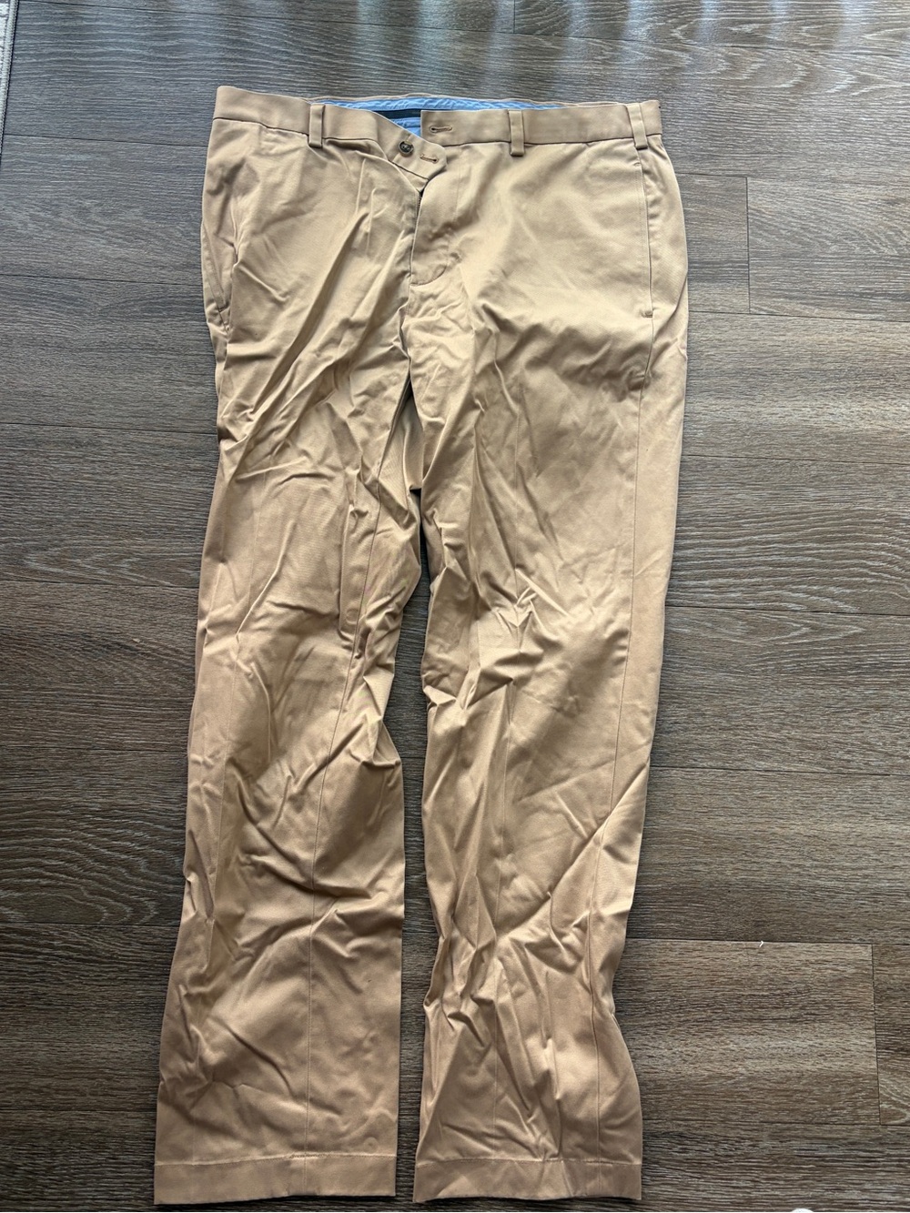 Brooks Brothers Khaki Chinos in Light Tan